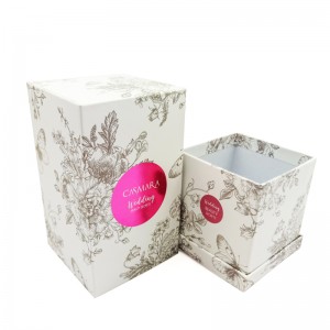 la bellezza dei cosmetici imballaggio carta regalo. rosa