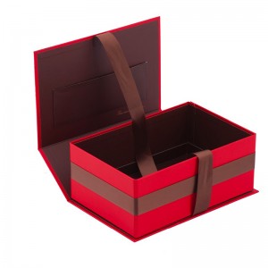 usanza magnete origami piatta pack box di lusso con magnete chiusura magnetica regalo.