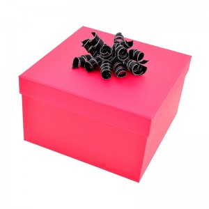 lussuose scatole quadrate color tinta unita con coperchio rimovibile per carte da gioco